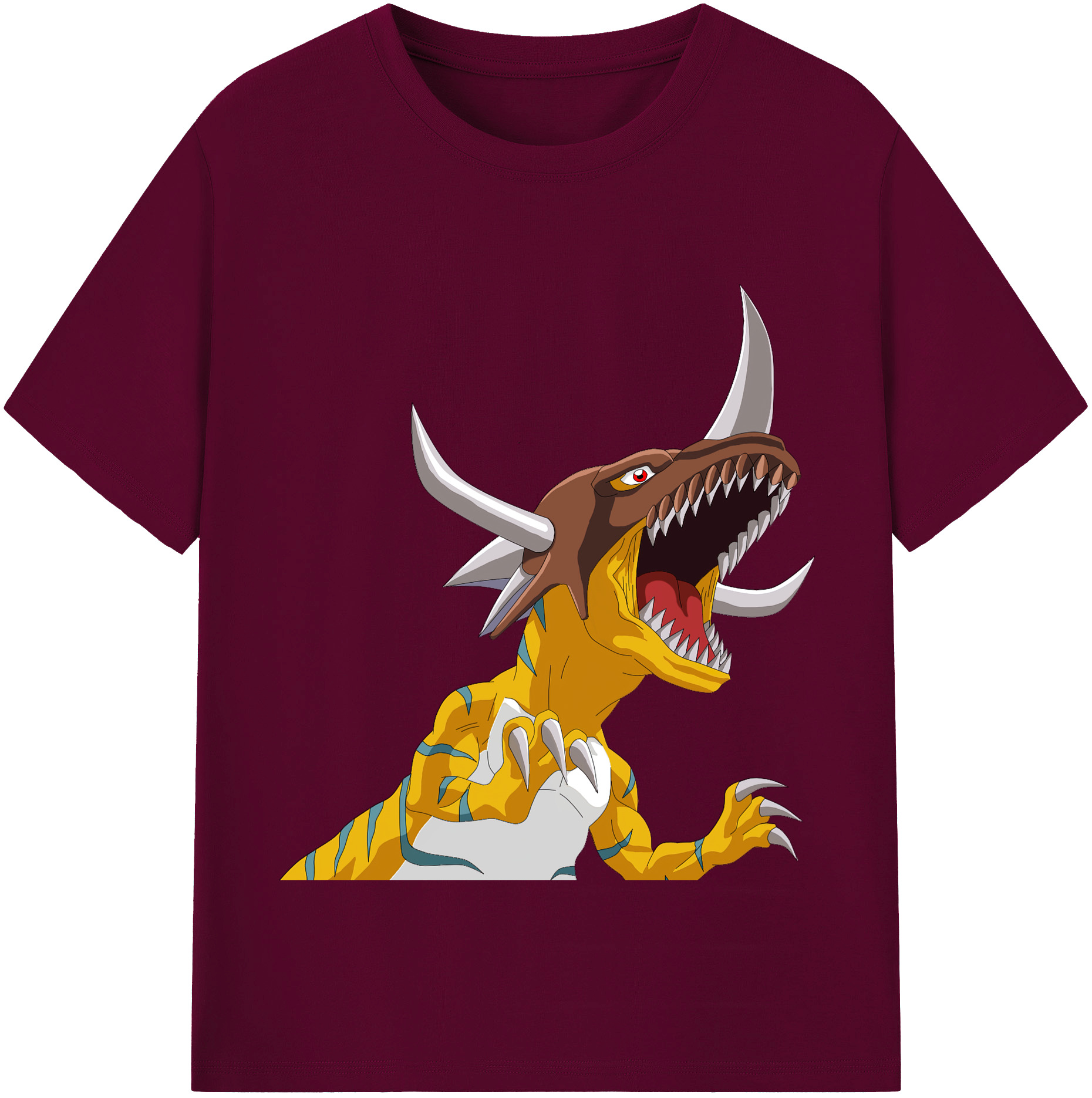 （画像用） Digimon デジタルモンスター/デジモン レディースカジュアルプリントTシャツ（綿100％）